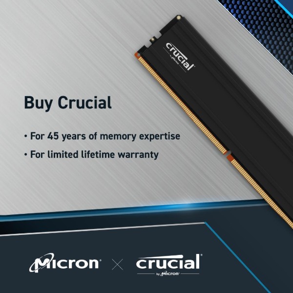 Фото - Память DDR Crucial Micron PRO 48GB DDR5-5600 KIT2 (CP2K24G56C46U5)