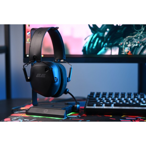 Фото - Гарнітура бездротова ігрова 2E GAMING HG365 BT/WL Black (2E-HG365BK-WL)