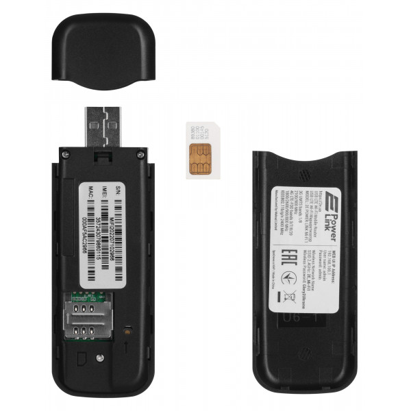 Фото - Модем 4G 2E PowerLink MiFi 1 Black (688130245326)