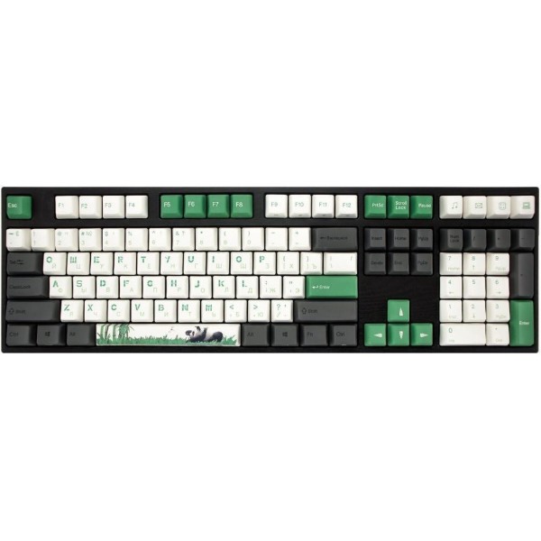 Фото - Клавиатура беспроводная игровая Varmilo APT108 Panda R2, Daisy L, WL/USB-A, White Led (A93A029F9A5A17A007)