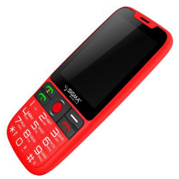 Фото - Мобильный телефон Sigma Comfort 50 Elegance 3 DS Red