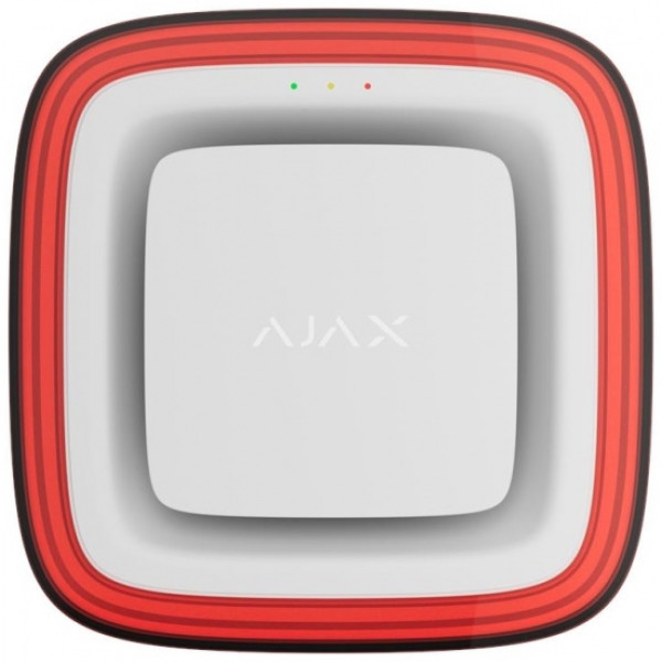 Фото - Бездротовий датчик задимлення Ajax EN54 FireProtect VAD Sounder White (000057175)