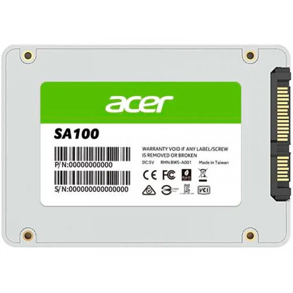 Фото - SSD-накопичувач внутрішній Acer 240Gb SA100 SATA III 2.5" TLC (BL.9BWWA.102)