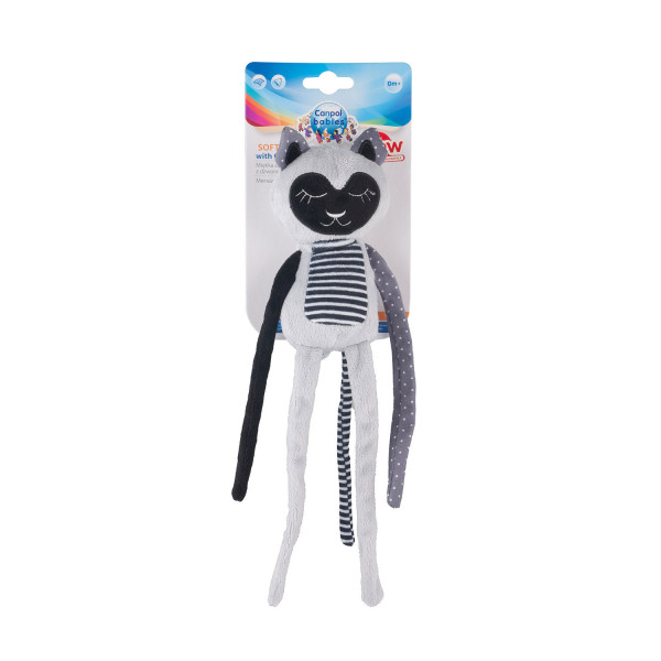 Фото - Подвеска Canpol babies Jungle 0+ спящий лемур серая (68/059_grey)