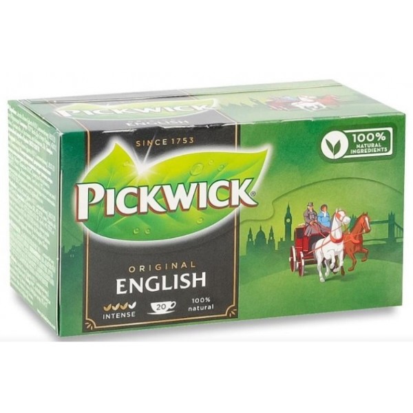 Фото - Чай Pickwick черный Original English B 40г (20x2г) x12 НП (8711000684139)