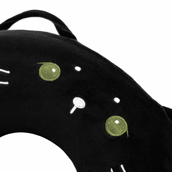 Фото - Подушка дорожня ARDESTO Travel Black Cat 30х30 см (ART3033NEP)
