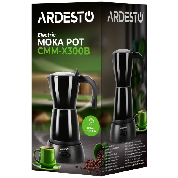 Фото - Кофеварка гейзерная ARDESTO CMM-X300B