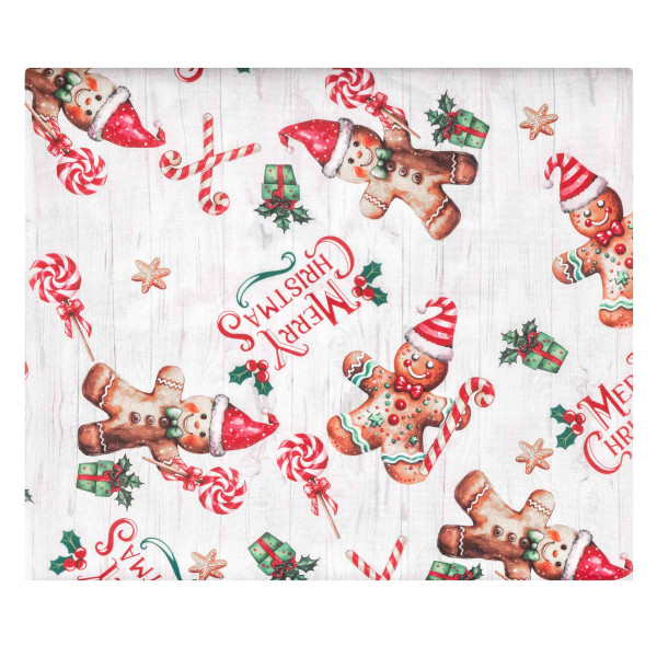 Фото - Скатертина прямокутна Ardesto Christmas Gingerbread 140х180 см (ART08HG)