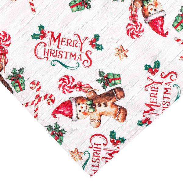 Фото - Скатертина прямокутна Ardesto Christmas Gingerbread 140х180 см (ART08HG)