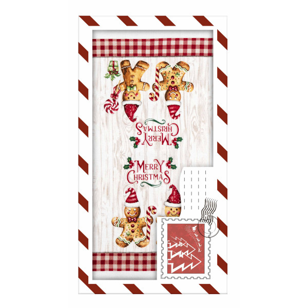 Фото - Набір рушників Ardesto Christmas Gingerbread 38х63 см 2 шт. (ART3863HGB)