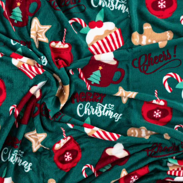 Фото - Плед полуторний Ardesto Christmas Flannel 160х200 см (ART0122PB)