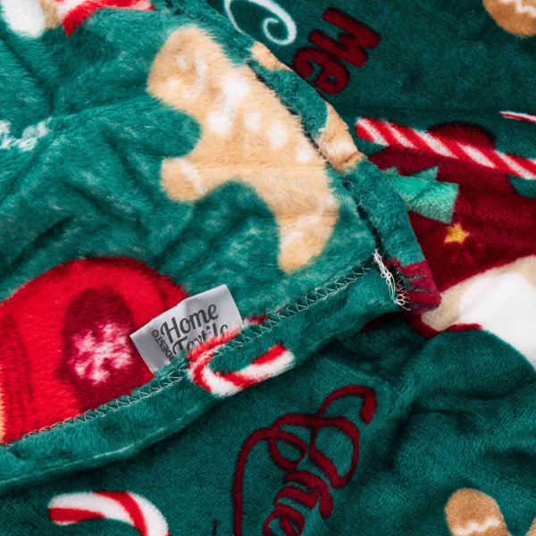 Фото - Плед полуторний Ardesto Christmas Flannel 160х200 см (ART0122PB)