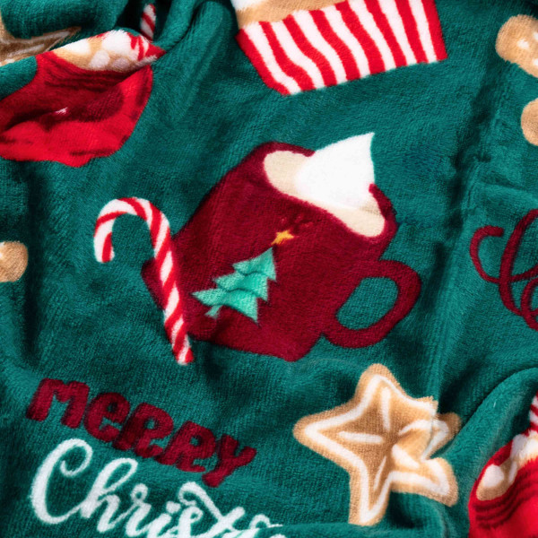 Фото - Плед полуторний Ardesto Christmas Flannel 160х200 см (ART0122PB)