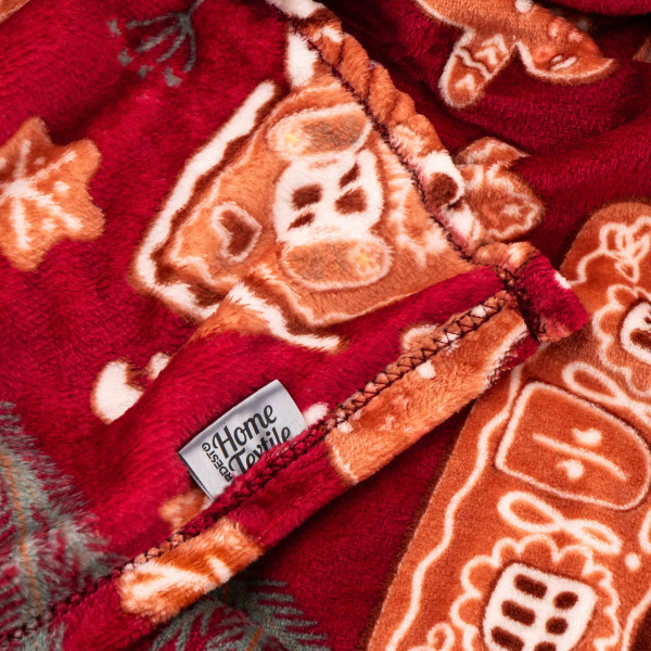 Фото - Плед полуторний Ardesto Christmas Flannel 160х200 см (ART0121PB)