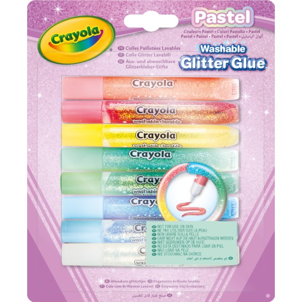 Фото - 3D-маркер Crayola з блискітками (washable), 8 шт (69-3524)
