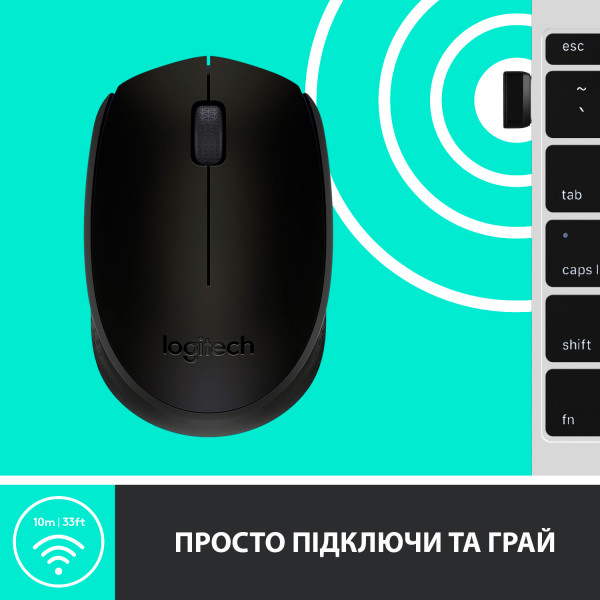 Фото - Миша бездротова Logitech M170 (910-004642)