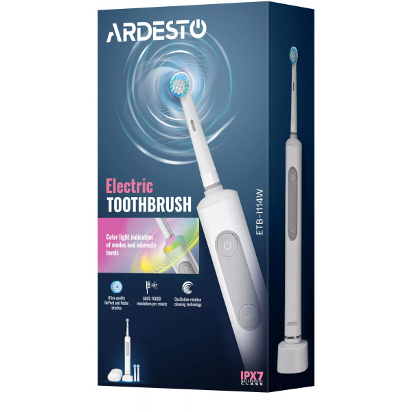 Фото - Зубная щетка электрическая Ardesto White (ETB-I114W)