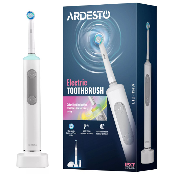 Фото - Зубная щетка электрическая Ardesto White (ETB-I114W)