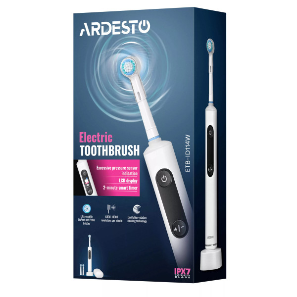 Фото - Зубная щетка электрическая Ardesto White (ETB-ID114W)