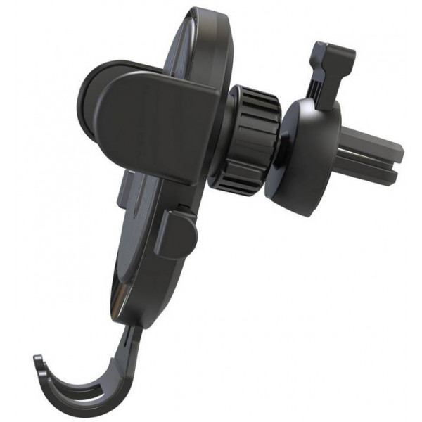 Фото - Тримач для мобільного пристрою XO C60 Suction cup outlet Car holder Black (6920680872596)