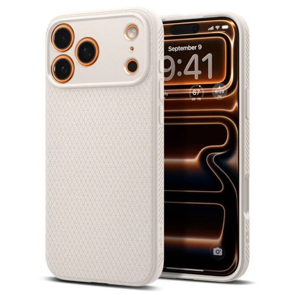 Фото - Чехол для смартфона Spigen Liquid Air for iPhone 17 Pro Max Natural Titanium (ACS10268)