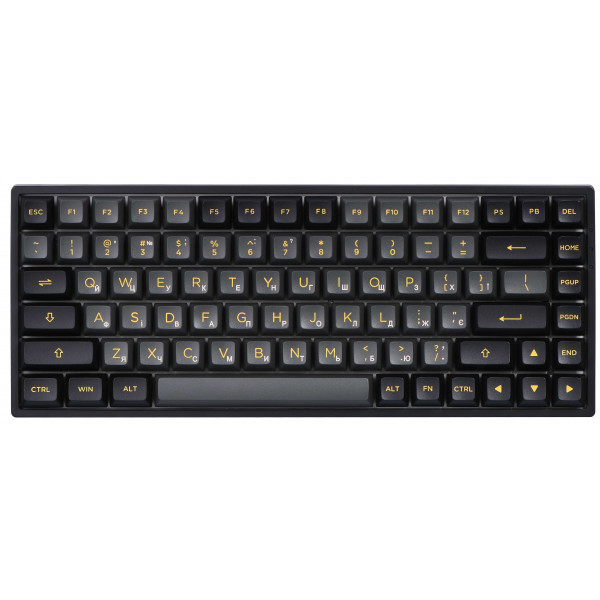 Фото - Клавиатура беспроводная игровая Akko 3084B Plus Black&Gold Jelly Purple Switches RGB (6925758617208) Фото - Клавиатура беспроводная игровая Akko 3084B Plus Black&Gold Jelly Purple Switches RGB (6925758617208)