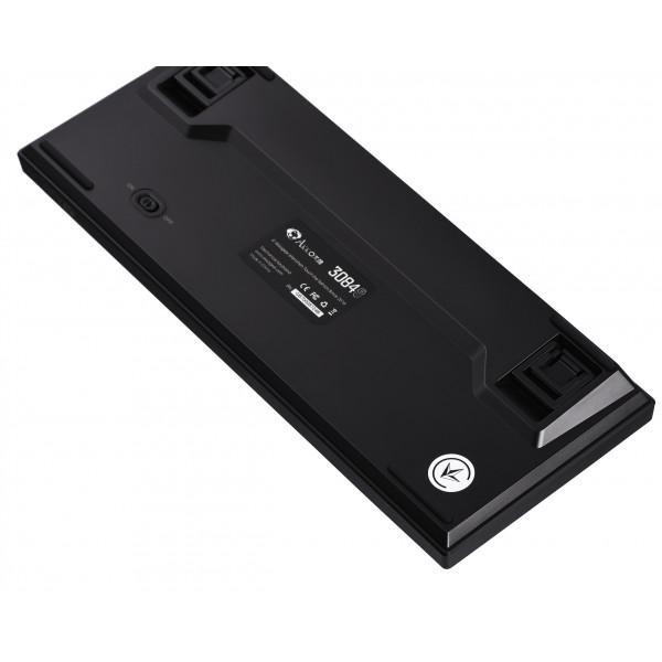 Фото - Клавиатура беспроводная игровая Akko 3084B Plus Black&Gold Jelly Purple Switches RGB (6925758617208)