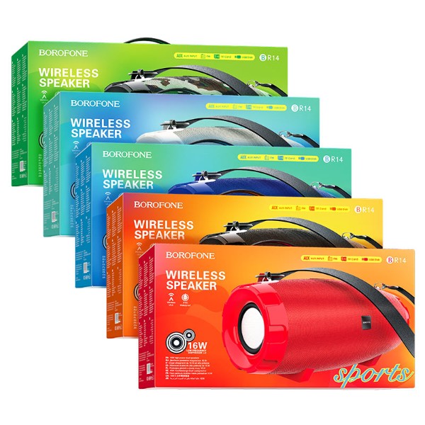 Фото - Портативная акустика BOROFONE BR14 Coolant sports BT speaker grey (6931474746542)