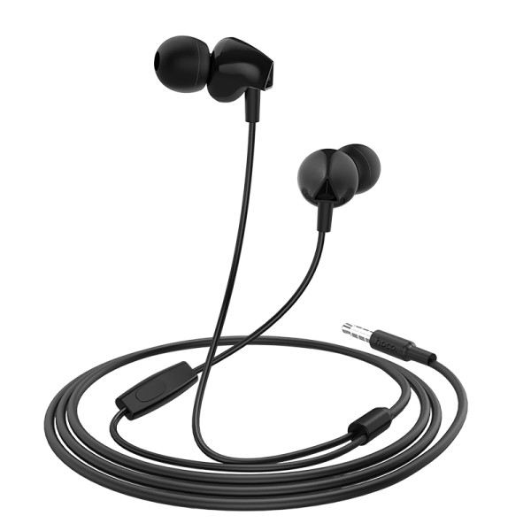 Фото - Навушники вкладиші дротові HOCO M60 Black (6931474707505)