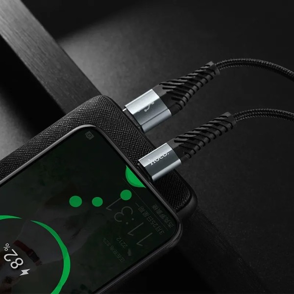 Фото - Кабель HOCO X38 Cool Charging data cable for Type-C (6931474710567)