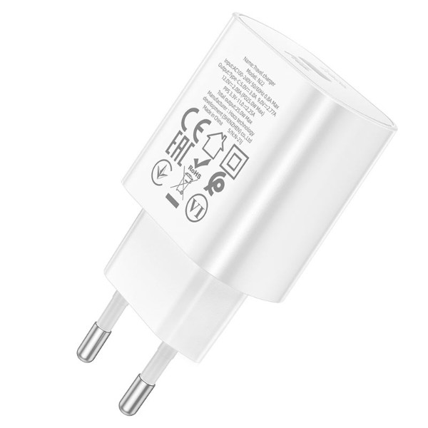 Фото - Мережевий зарядний пристрій HOCO N22 Jetta PD25W White (6931474760067)