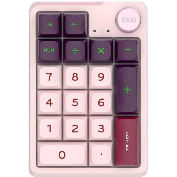 Фото - Клавиатура беспроводная игровая KZZI K20 Wireless Keypad UA\ENG Nezuko Purple (6935280823114)