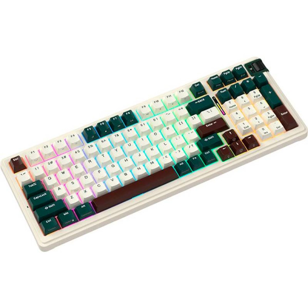 Фото - Клавіатура бездротова ігрова KZZI K98 Wireless Keyboard UA\ENG Oasis Green (6935280824975)