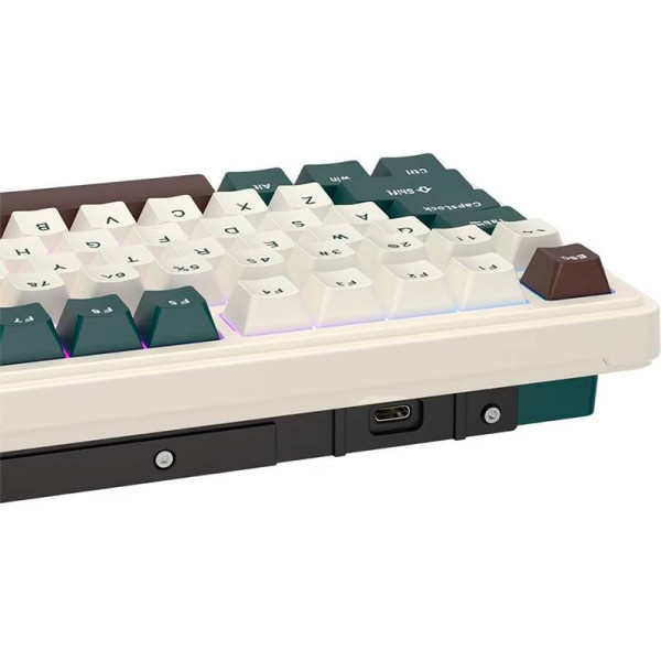 Фото - Клавіатура бездротова ігрова KZZI K98 Wireless Keyboard UA\ENG Oasis Green (6935280824975)
