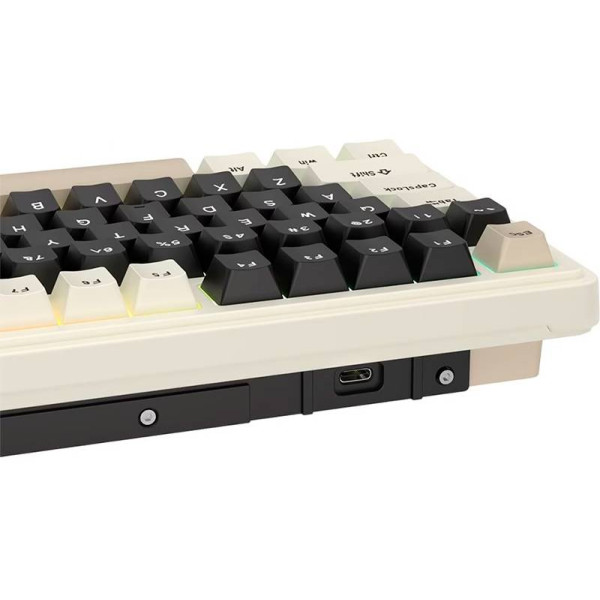 Фото - Клавіатура бездротова ігрова KZZI K98 Wireless Keyboard UA\ENG Meteorite Grey (6935280825019)