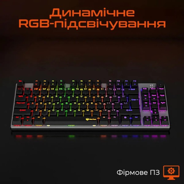 Фото - Клавиатура проводная игровая Meetion MK008 PRO BLACK (MT-MK008PRO-W-RUA)