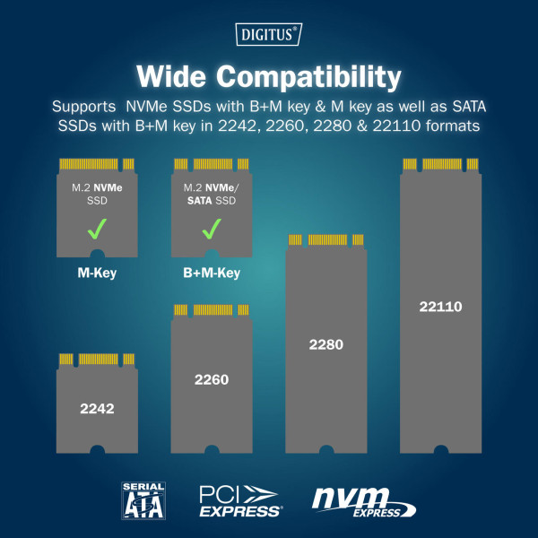 Фото - Док-станція Digitus USB-C 2xSATA SSD/SD (DA-71546-1)