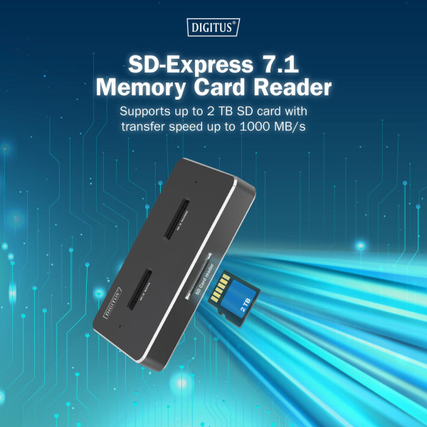 Фото - Док-станція Digitus USB-C 2xSATA SSD/SD (DA-71546-1)