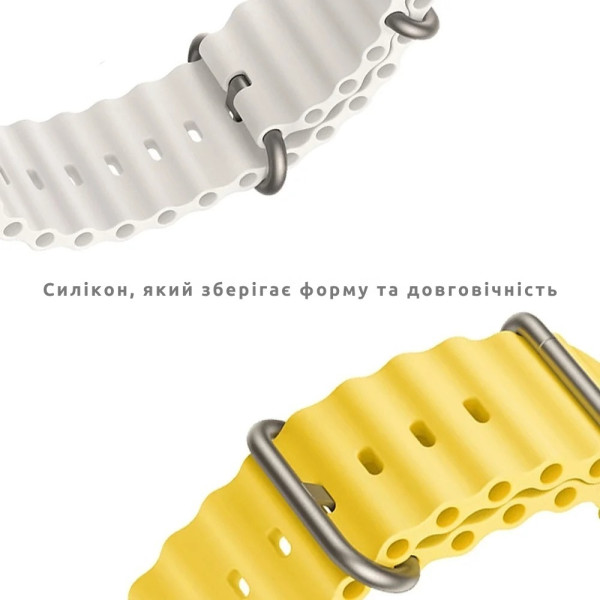 Фото - Ремінець для смарт-годинника BeCover Wave Style 20mm for Amazfit Bip 3/3 Pro/GTR 42 мм/GTR Mini/GTS/GTS 2 mini/GTS 3/GTS 4/GTS 4 Mini/Amazfit Active/Active 2 Green (714173)