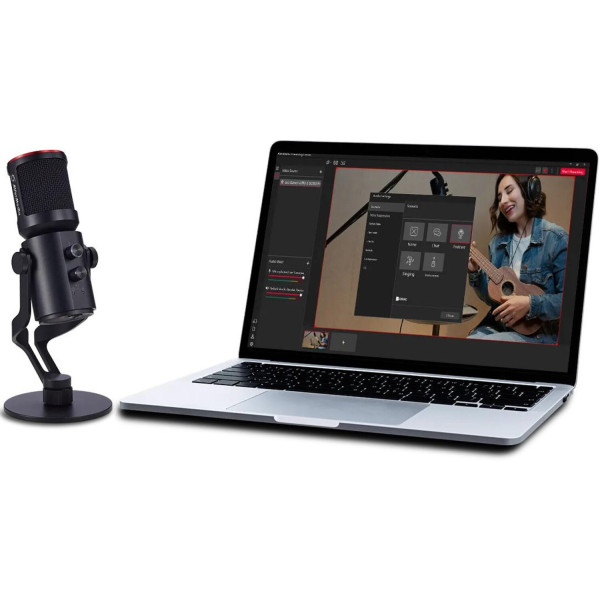 Фото - Мікрофон до комп'ютера Avermedia AM350 Black (40AAAM350AWD)