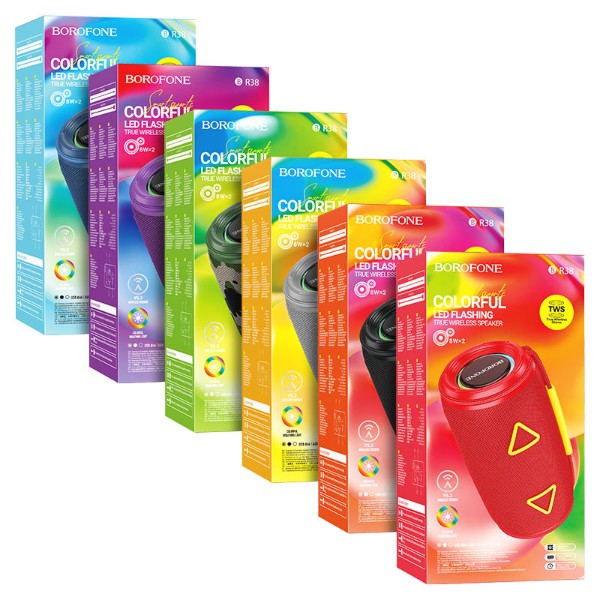 Фото - Портативная акустика BOROFONE BR38 Free-flowing sports BT speaker black (6941991108914)