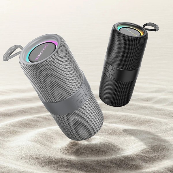 Фото - Портативная акустика BOROFONE BR41 Dancer sports BT speaker gray (6941991114274)