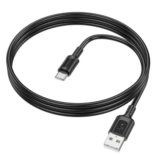 Фото - Кабель BOROFONE BX111 Feliz charging data cable Type-C 1m Black (6941991115080)