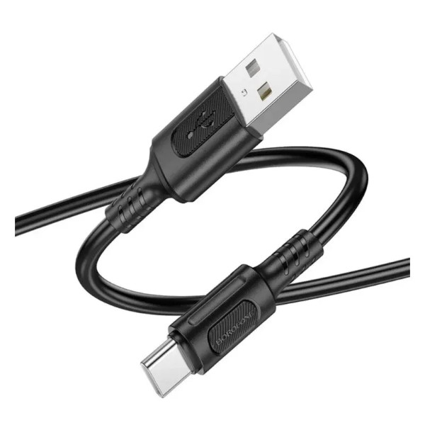 Фото - Кабель BOROFONE BX111 Feliz charging data cable Type-C 1m Black (6941991115080)