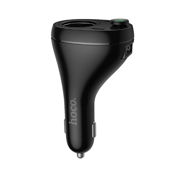 Фото - FM модулятор HOCO E88 Star 35W(2C) BT FM transmitter Black (6942007654111)