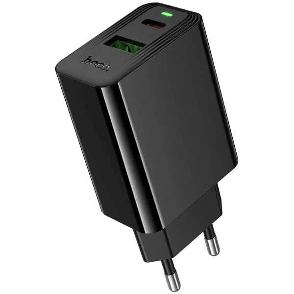 Фото - Сетевое зарядное устройство HOCO CS94A Leader PD20W+QC3.0 charger(EU) Black (6942007671101) Фото - Сетевое зарядное устройство HOCO CS94A Leader PD20W+QC3.0 charger(EU) Black (6942007671101)