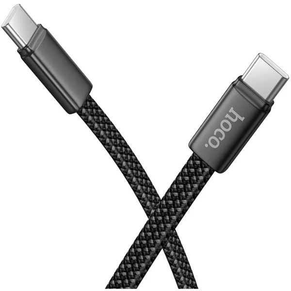 Фото - Кабель HOCO X125 Exceso 60W C to C Black (6942007671682)