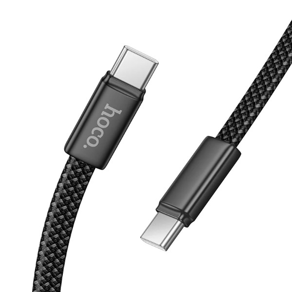 Фото - Кабель HOCO X125 Exceso 60W C to C Black (6942007671682)