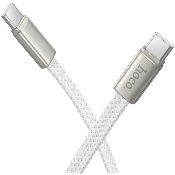 Фото - Кабель HOCO X125 Exceso 60W C to C White (6942007671699)