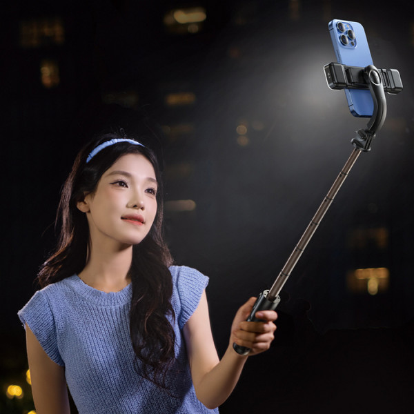 Фото - Трипод для селфі RTAKO Q10R MINI Clip selfie stick Black (6942063215332)